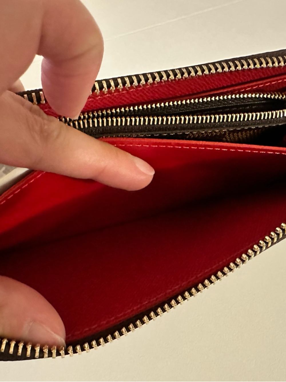 Louis Vuitton Damier Ebene Clemence Wallet - Picture 9 of 10